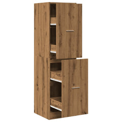 vidaXL Apothecary Cabinet Artisian Oak 40x41x144,5 cm Engineered Wood 2