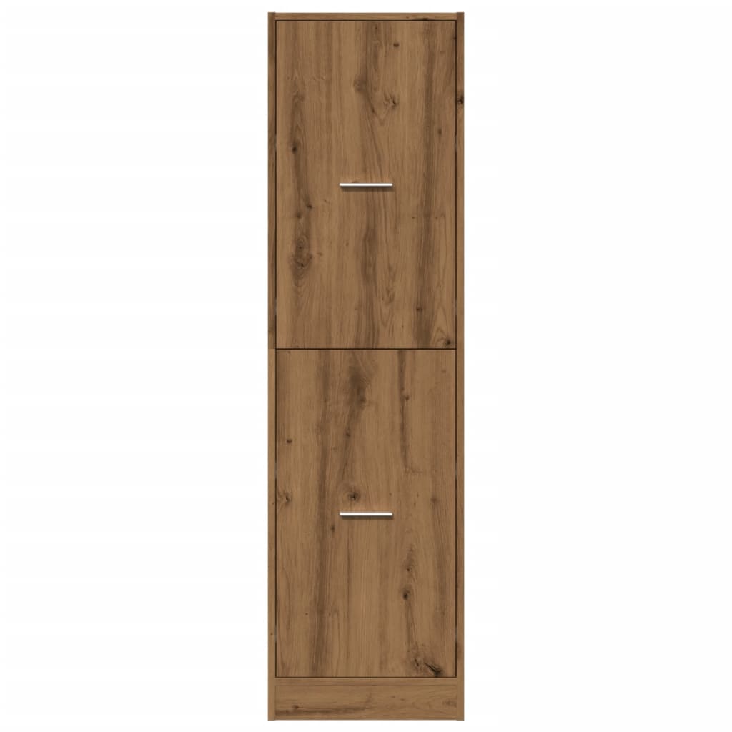 vidaXL Apothecary Cabinet Artisian Oak 40x41x144,5 cm Engineered Wood 5