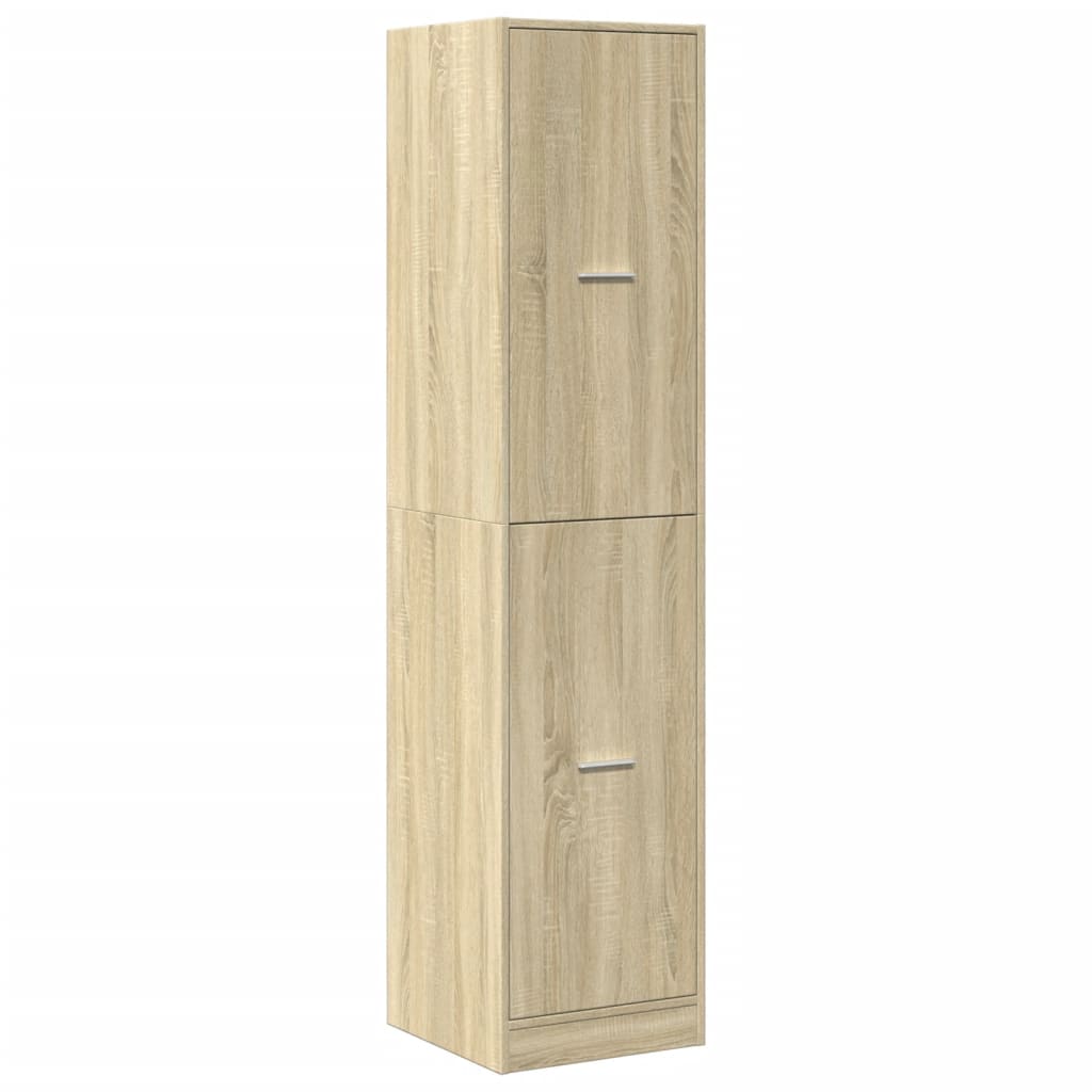 vidaXL Apothecary Cabinet Sonoma Oak 40x41x174,5 cm Engineered Wood 4