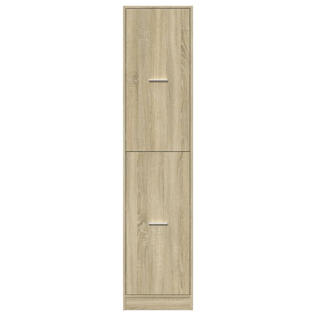 vidaXL Apothecary Cabinet Sonoma Oak 40x41x174,5 cm Engineered Wood 5