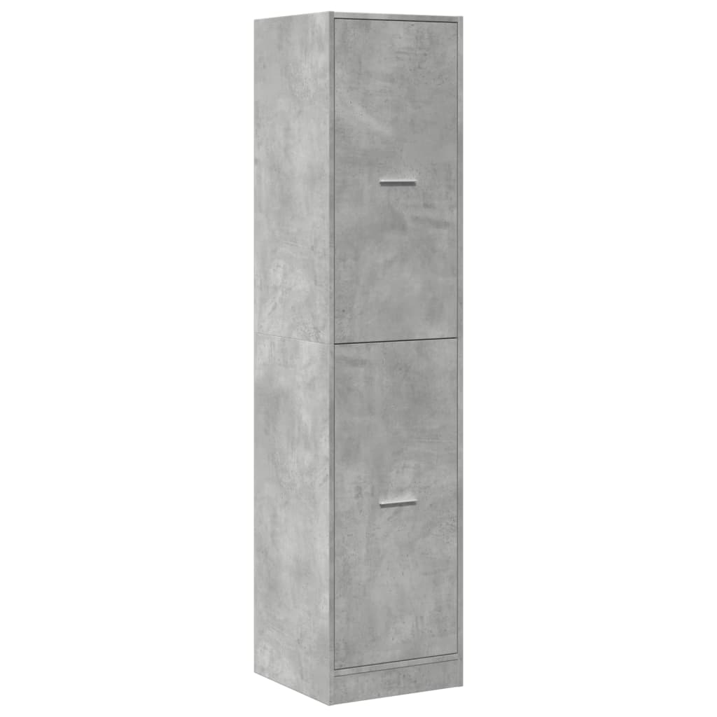 vidaXL Apothecary Cabinet Concrete Grey 40x41x174,5 cm Engineered Wood 4
