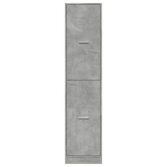vidaXL Apothecary Cabinet Concrete Grey 40x41x174,5 cm Engineered Wood 5