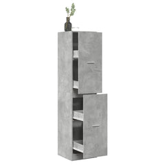 vidaXL Apothecary Cabinet Concrete Grey 40x41x174,5 cm Engineered Wood 1