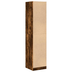 vidaXL Apothecary Cabinet Smoked Oak 40x41x174,5 cm Engineered Wood 6