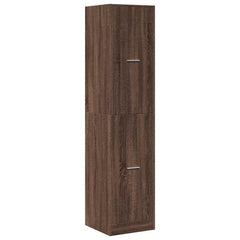 vidaXL Apothecary Cabinet Brown Oak 40x41x174,5 cm Engineered Wood 4