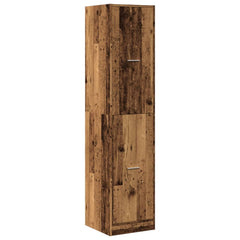 vidaXL Apothecary Cabinet Old Wood 40x41x174,5 cm Engineered Wood 4