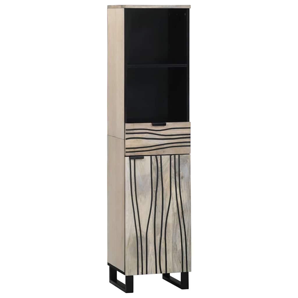 Bathroom Furniture Engineered Wood Walnut brown
