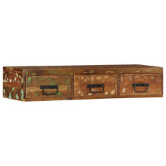 Wall-mounted TV Cabinet Solid Wood Reclaimed