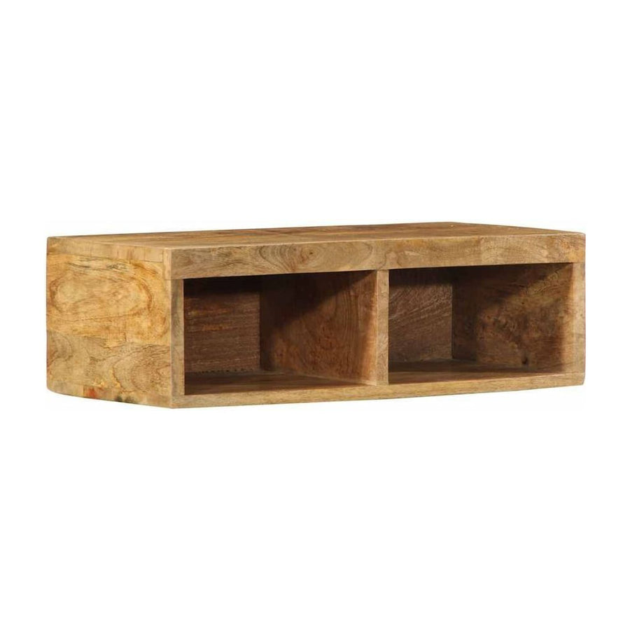 Wall-mounted TV Cabinet Solid Rough Wood Mango