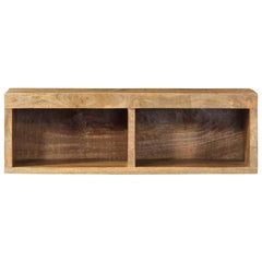 vidaXL Wall-mounted TV Cabinet 60x30x19 cm Solid Rough Wood Mango 4