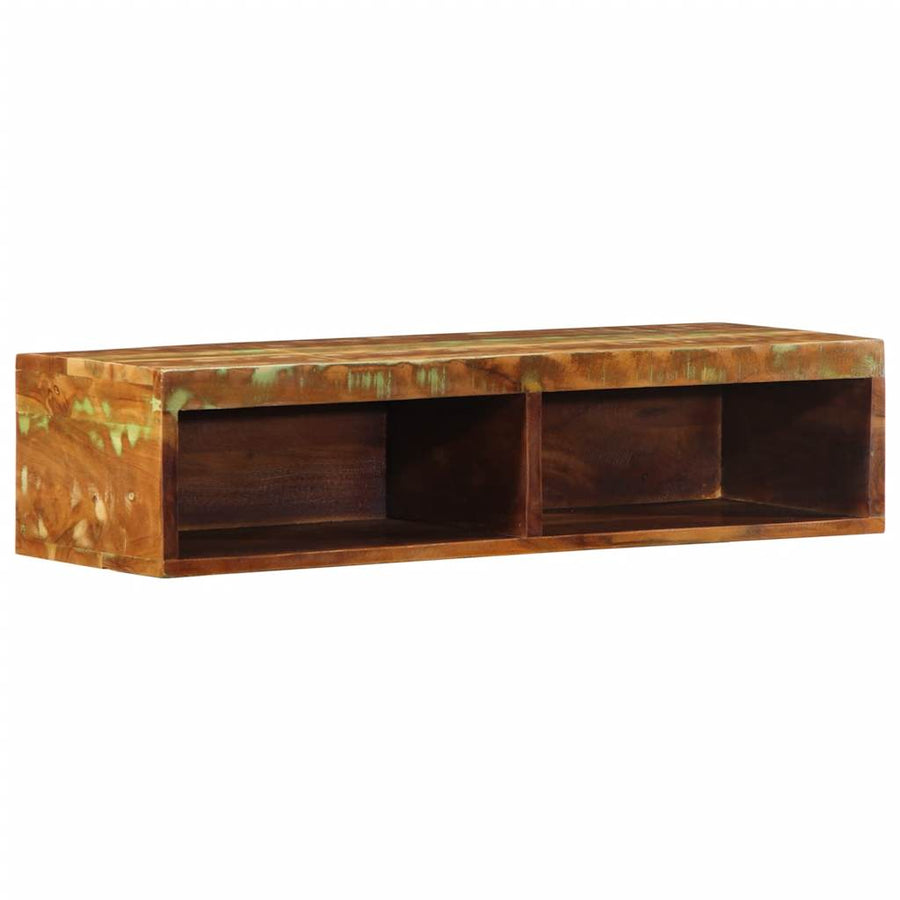 vidaXL Wall-mounted TV Cabinet 80x30x19 cm Solid Wood Reclaimed 1