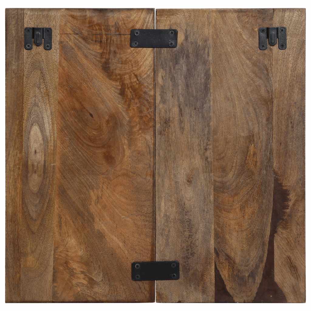 vidaXL Bedside Cabinet Multicolour 50x27x50 cm Solid Wood Reclaimed 4
