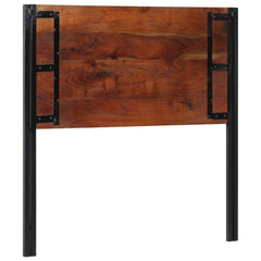 vidaXL Headboard 100 cm Solid Wood Reclaimed and Iron 5