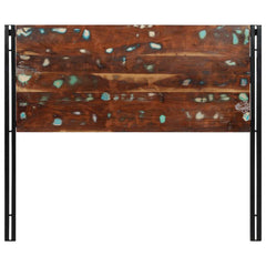 vidaXL Headboard 120 cm Solid Wood Reclaimed and Iron 4