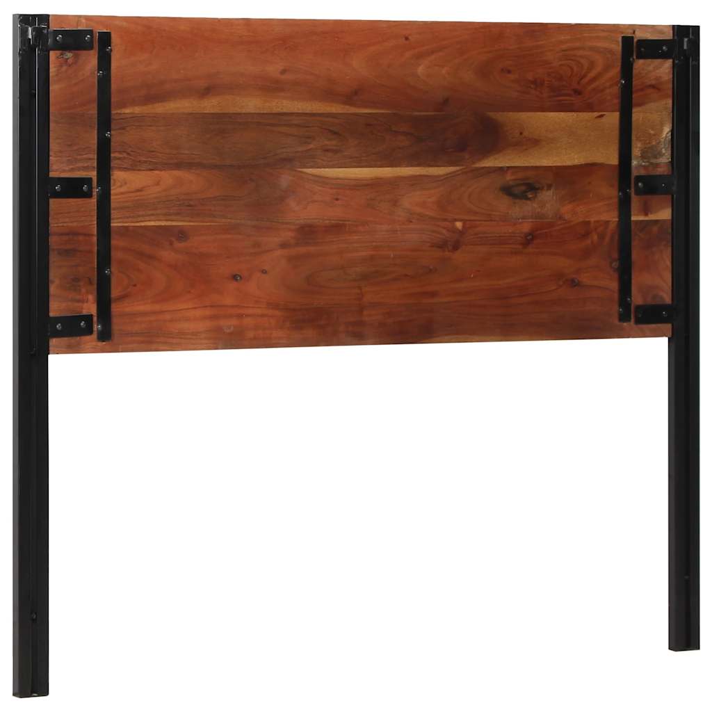 vidaXL Headboard 120 cm Solid Wood Reclaimed and Iron 5