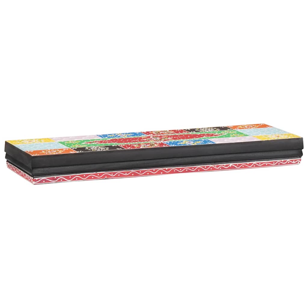 vidaXL Wall Shelves 3 pcs Multicolour 100 x 20 x 6 cm Solid Mango Wood 2