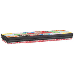 vidaXL Wall Shelves 3 pcs Multicolour 100 x 20 x 6 cm Solid Mango Wood 2