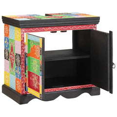 vidaXL Sink cabinet with Door Brown 60 x 35 x 55 cm Solid Mango Wood 1