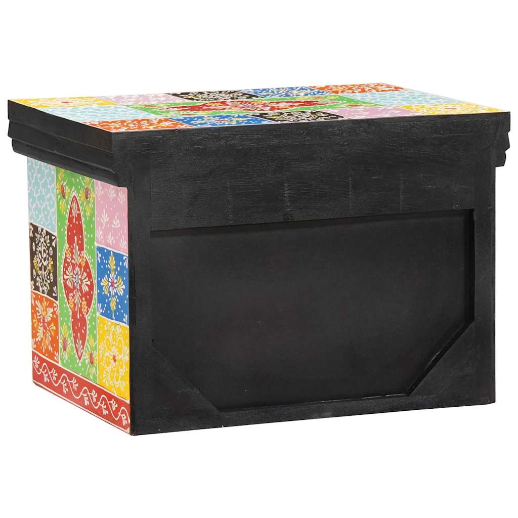 vidaXL Bedside Cabinet with Drawer Multicolour 40 x 30 x 28 cm 4