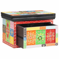 vidaXL Bedside Cabinet 2 pcs Multicolour 40 x 30 x 28 cm 1