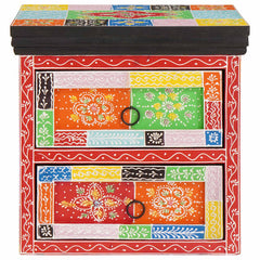 vidaXL Bedside Cabinet 2 pcs Multicolour 40 x 30 x 40 cm 3
