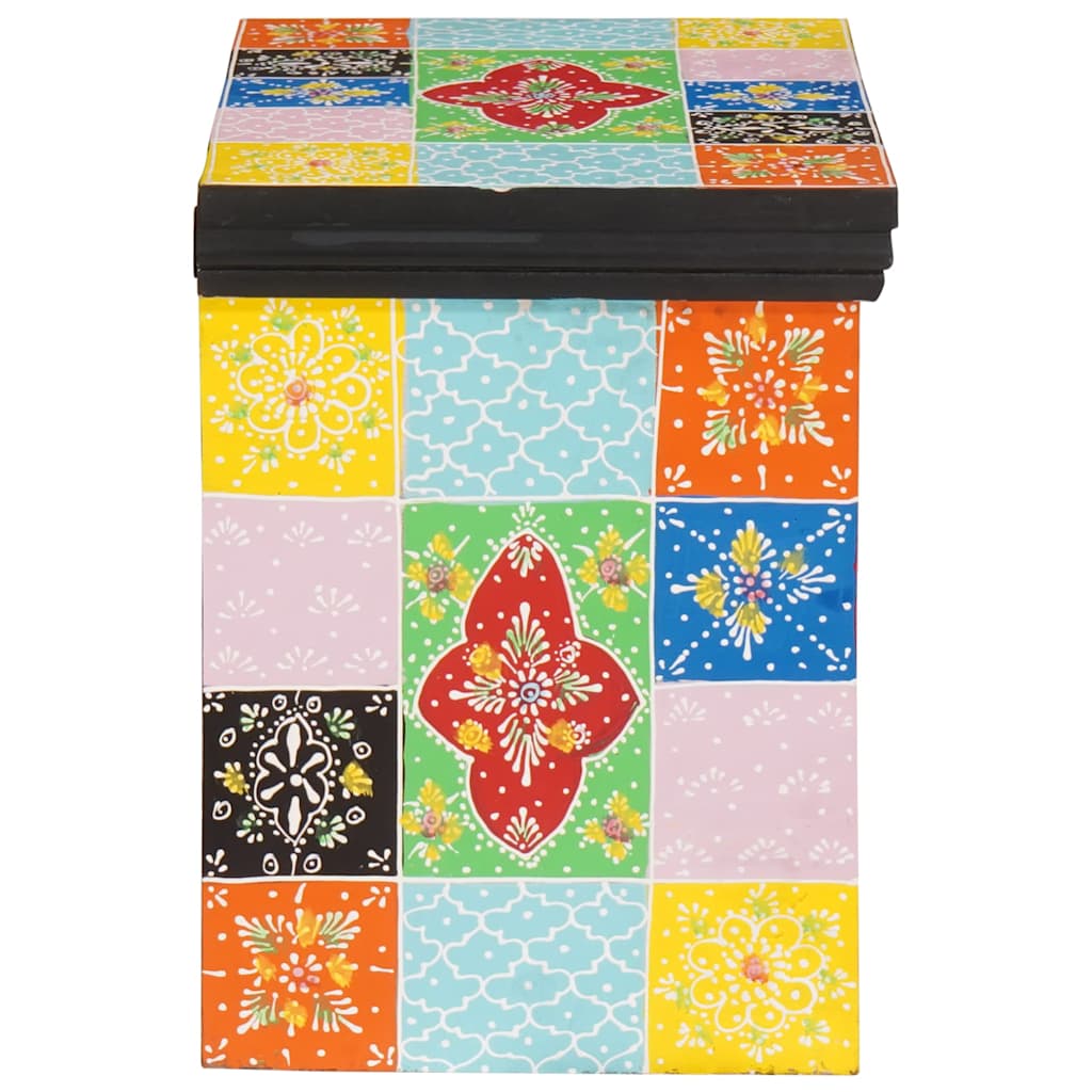 vidaXL Bedside Cabinet 2 pcs Multicolour 40 x 30 x 40 cm 4