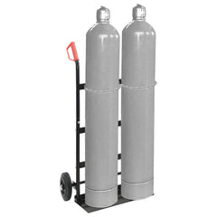 vidaXL Hand Trolley Black and Red 63 x 43.5 x 110 cm Steel 3