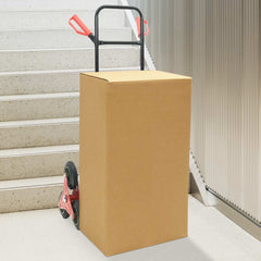 vidaXL Hand Trolley Black and Red 64.5 x 49.5 x 114 cm Steel 1