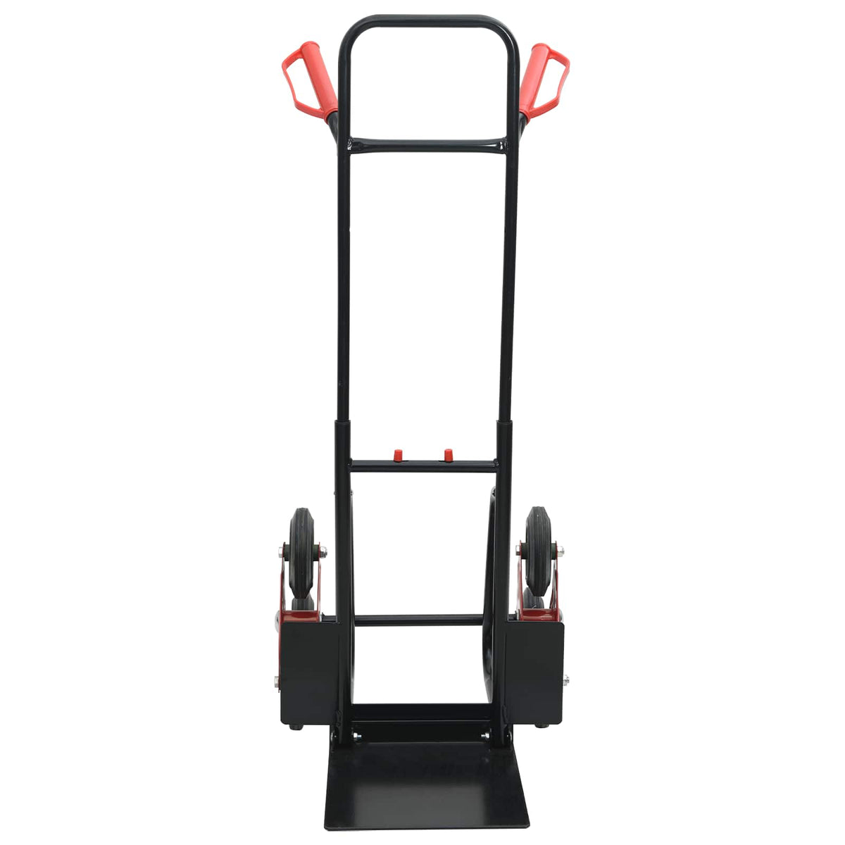 vidaXL Hand Trolley Black and Red 64.5 x 49.5 x 114 cm Steel 4
