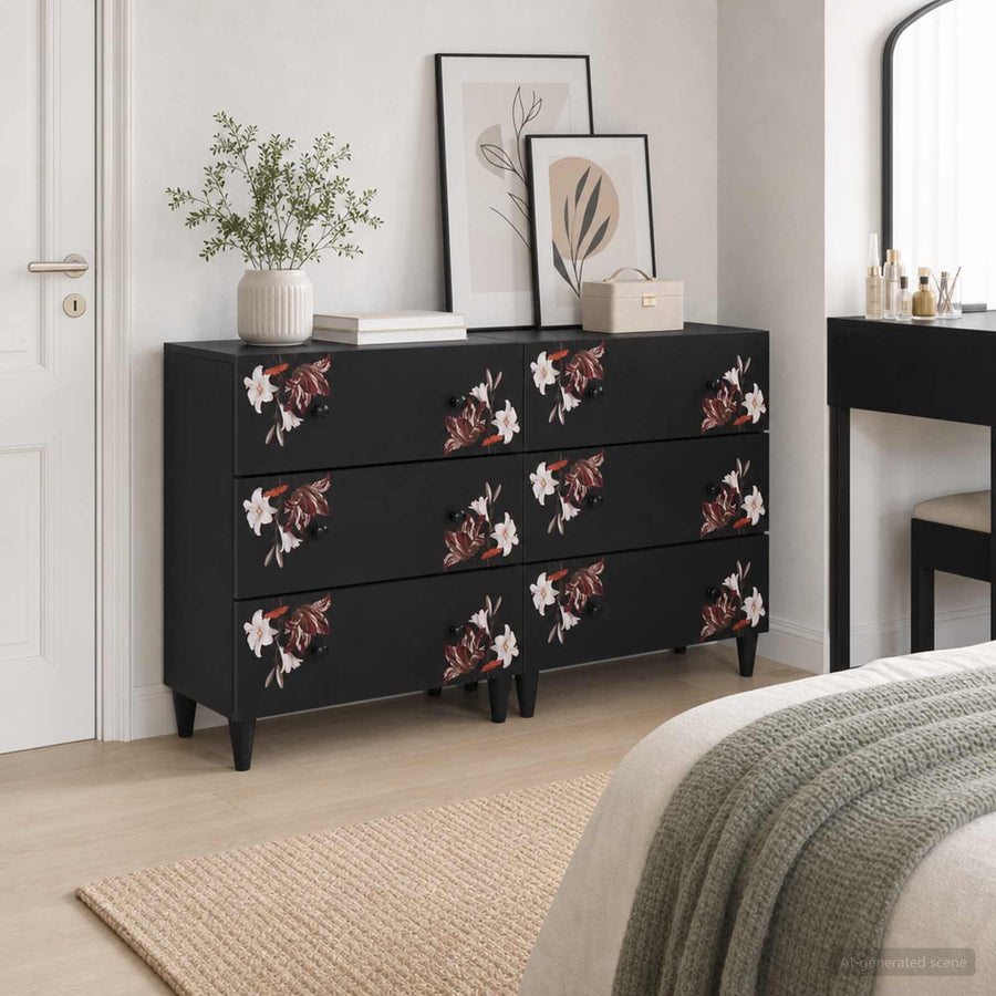 vidaXL Storage Cabinets 2 pcs 120 x 33 x 75 cm Solid Mango Wood 1