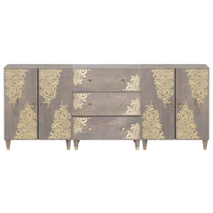 Bathroom Cabinet Set 3 pcs Solid Mango Wood, image 4