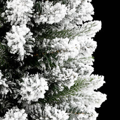vidaXL Christmas Tree | White and green | PVC, PE, Steel | Slim 5
