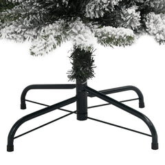 vidaXL Christmas Tree | White and green | PVC, PE, Steel | Slim 6