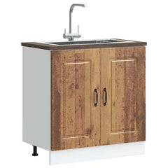 vidaXL Kitchen Base Cabinet "Kalmar" Engineered Wood Old Wood