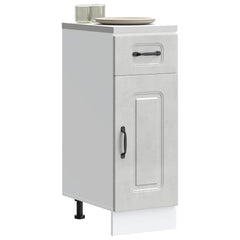 vidaXL Kitchen Base Cabinet "Kalmar" Engineered Wood Concrete Grey