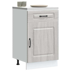 vidaXL Kitchen Base Cabinet Kalmar Grey Sonoma Engineered Wood 1