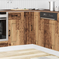 vidaXL Kitchen Base Cabinet "Kalmar" Engineered Wood Old Wood