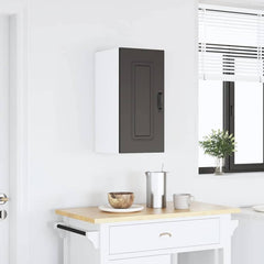 Kitchen Base Cabinet "Kalmar" Engineered Wood Black 1x wall cabinet (1 door) 30 cm wide 60 cm high