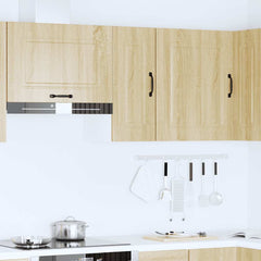 vidaXL Kitchen Wall Cabinet Kalmar Sonoma Oak Engineered Wood 3
