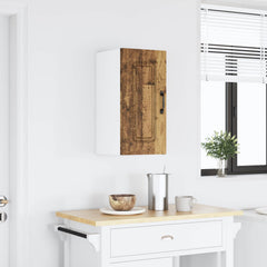 Kitchen Base Cabinet "Kalmar" Engineered Wood Old wood 1x bottom cabinet (1 door 1 drawer) 30 cm wide 81.5 cm high–1x wall cabinet (1 door) 30 cm wide 100 cm high 1x wall cabinet (1 door) 30 cm wide 60 cm high