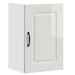 vidaXL Kitchen Wall Cabinet Kalmar High Gloss White Engineered Wood 2