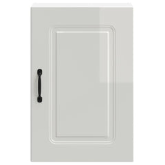 vidaXL Kitchen Wall Cabinet Kalmar High Gloss White Engineered Wood 5