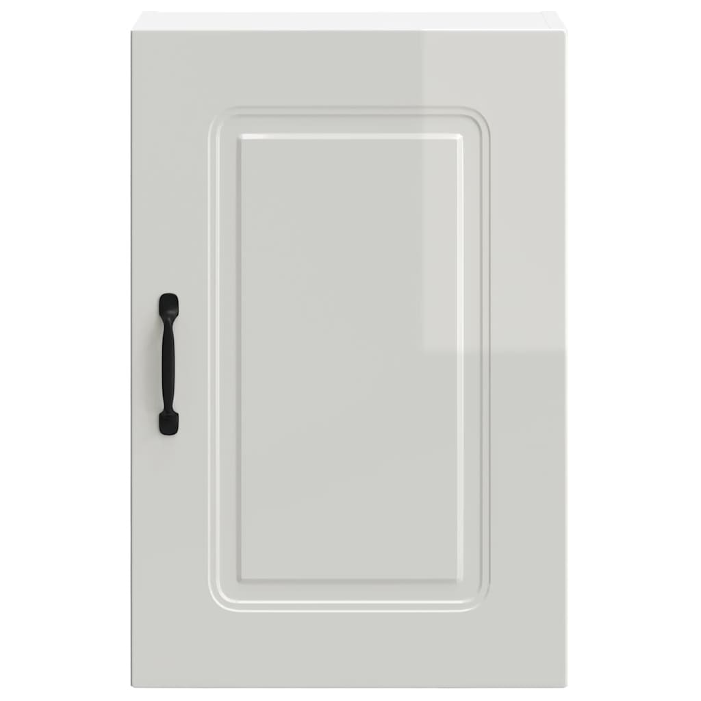 Dishwasher Panel with 2 Doors KALMAR High Gloss White 1x wall cabinet (1 door) 40 cm wide 60 cm high