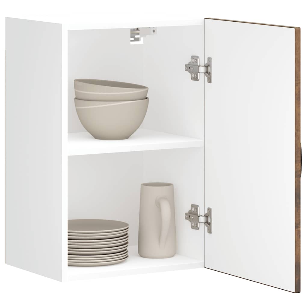 vidaXL Kitchen Wall Cabinet "Kalmar" Engineered Wood Smoked Oak
