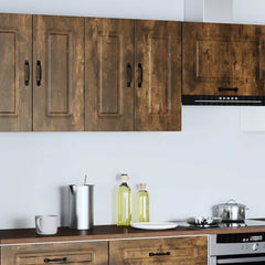vidaXL Kitchen Wall Cabinet "Kalmar" Engineered Wood Smoked Oak