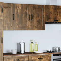 vidaXL Kitchen Wall Cabinet "Kalmar" Engineered Wood Smoked Oak