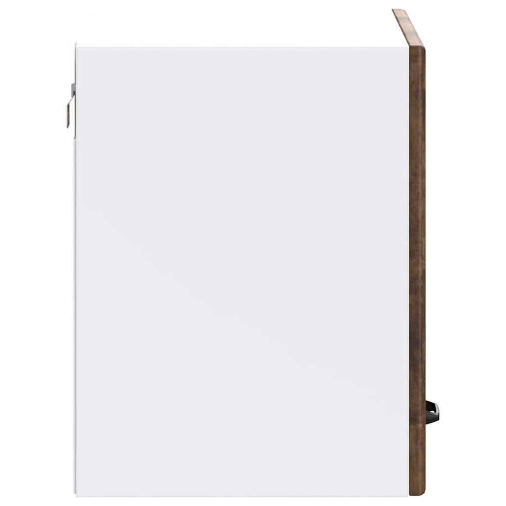 vidaXL Kitchen Wall Cabinet Kalmar Smoked Oak Engineered Wood 6