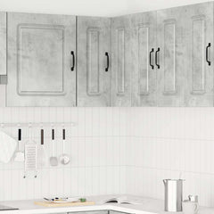 vidaXL Kitchen Wall Cabinet "Kalmar" Engineered Wood Concrete Grey