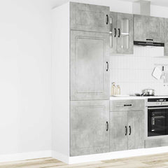 vidaXL Kitchen Base Cabinet "Kalmar" Engineered Wood Concrete Grey