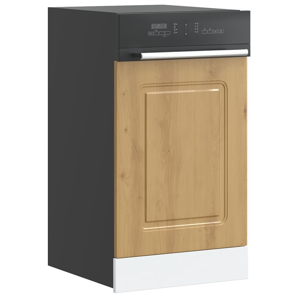 vidaXL Dishwasher Panel Kalmar Artisan Oak 45x1.5x57 cm Engineered Wood 1